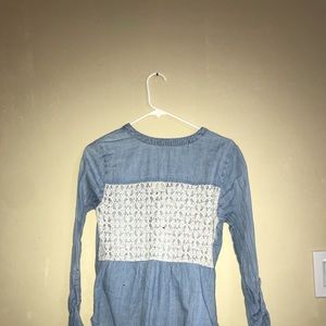 Blue lace jacket